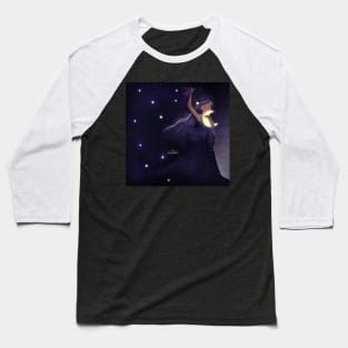 Goddess of Stars and Nights - Nyx Baseball T-Shirt